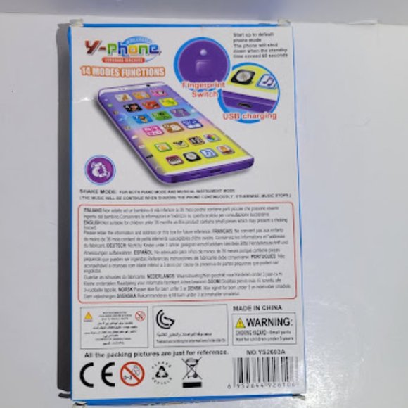 14 Mode Learning, Play Cell Phone Educational Toy for 3+ Year Olds - Picture 2 of 10